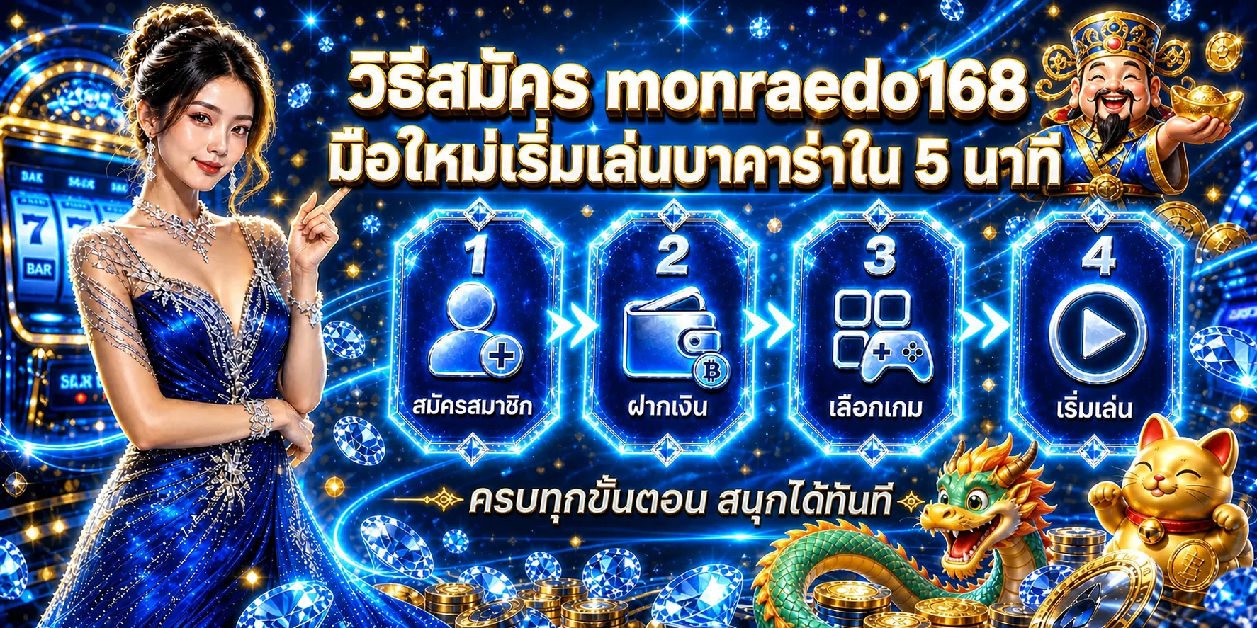 monraedo168 วิธีสมัคร มือใหม่เริ่มเล่นบาคาร่าใน 5 นาที